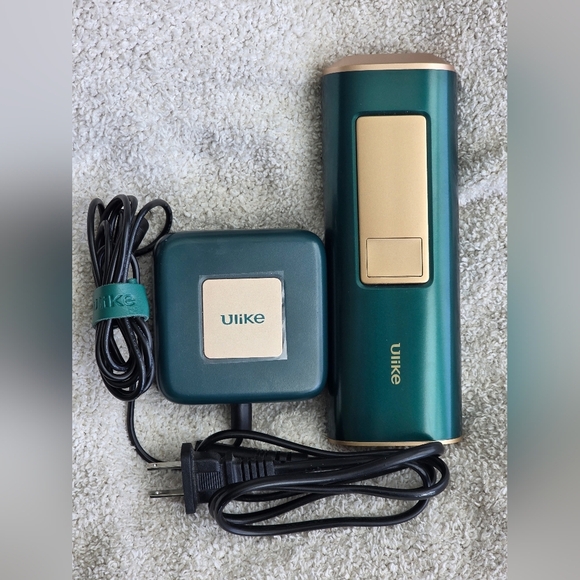 Ulike Air+ IPL Hair Removal Device in Green and Gold LIKE NEW - Picture 3 of 3